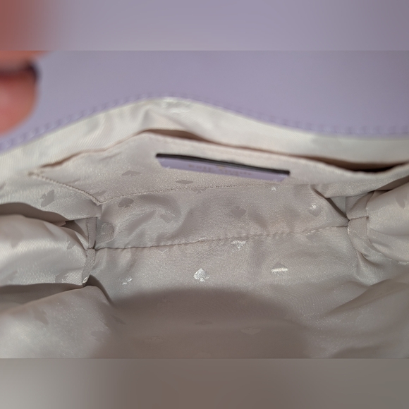 Kate Spade Lilac Quilted Shoulder Bag with Silver Chain - Picture 5 of 8